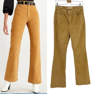 Levi's Ribcage Bootcut Corduroy Pants Camel Tan Beige  Size 29‎